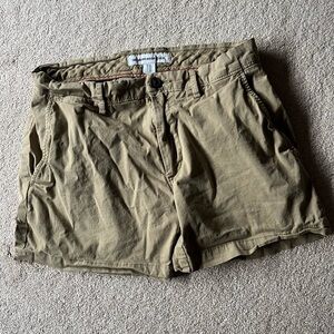 Amazon Essentials Tan Cotton Blend Mens Shorts